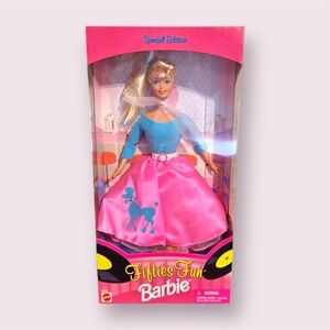 Barbie Fifties Fun Doll - Blue and Pink